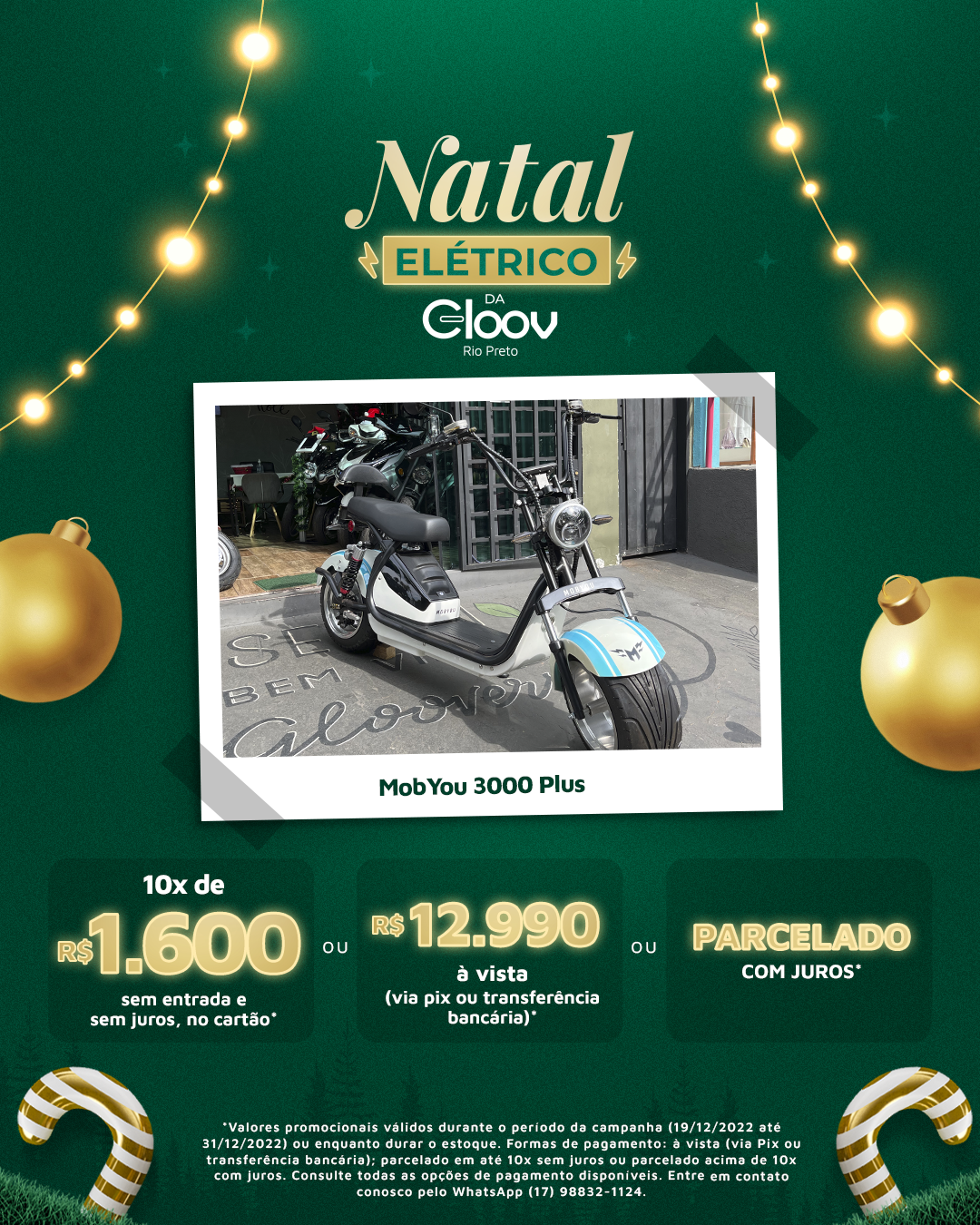 Foto Confira as promoções do Natal Elétrico, da Gloov Rio Preto - Imagem 7