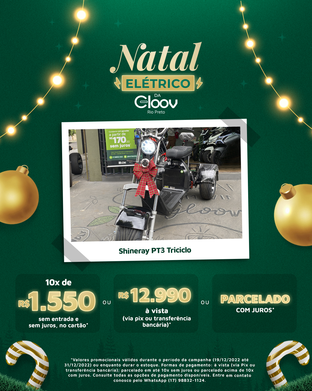 Foto Confira as promoções do Natal Elétrico, da Gloov Rio Preto - Imagem 8