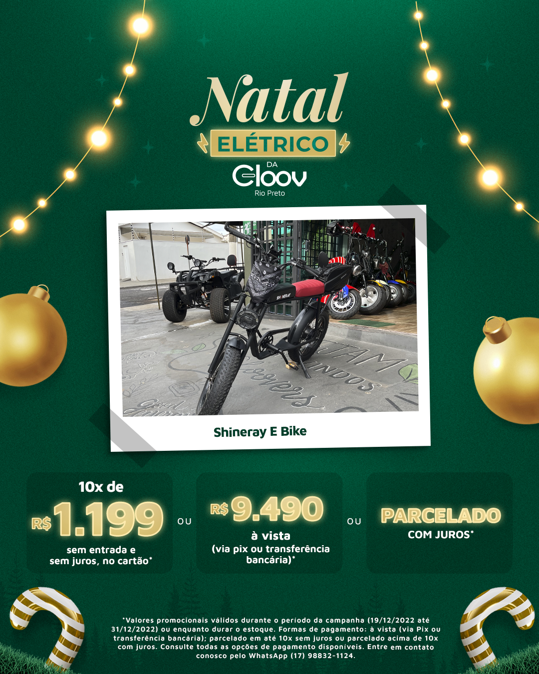 Foto Confira as promoções do Natal Elétrico, da Gloov Rio Preto - Imagem 5