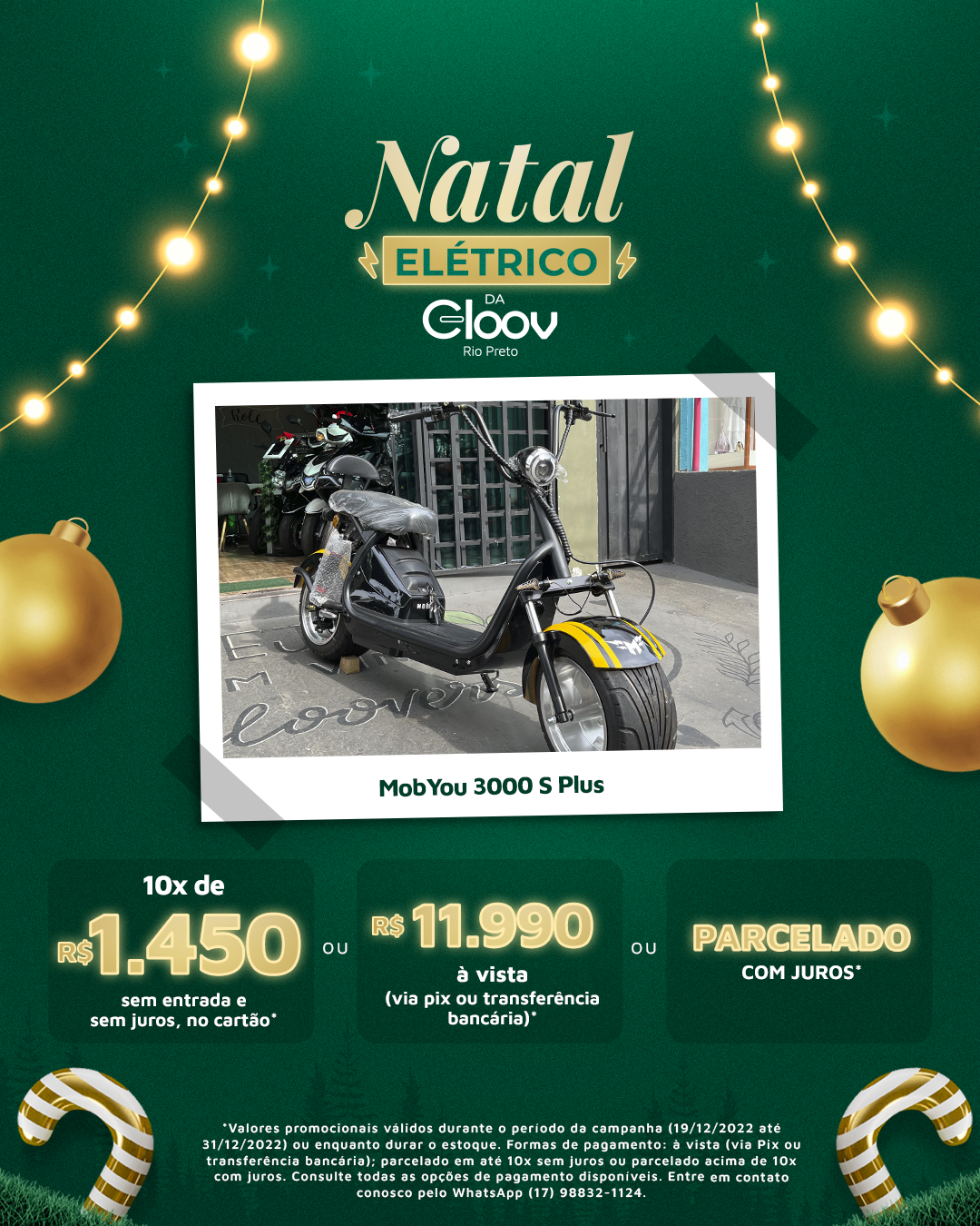 Foto Confira as promoções do Natal Elétrico, da Gloov Rio Preto - Imagem 1