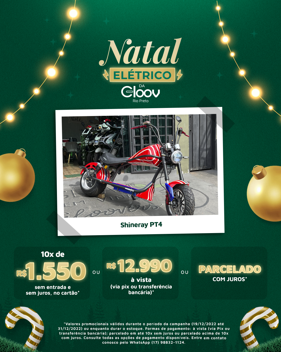 Foto Confira as promoções do Natal Elétrico, da Gloov Rio Preto - Imagem 3