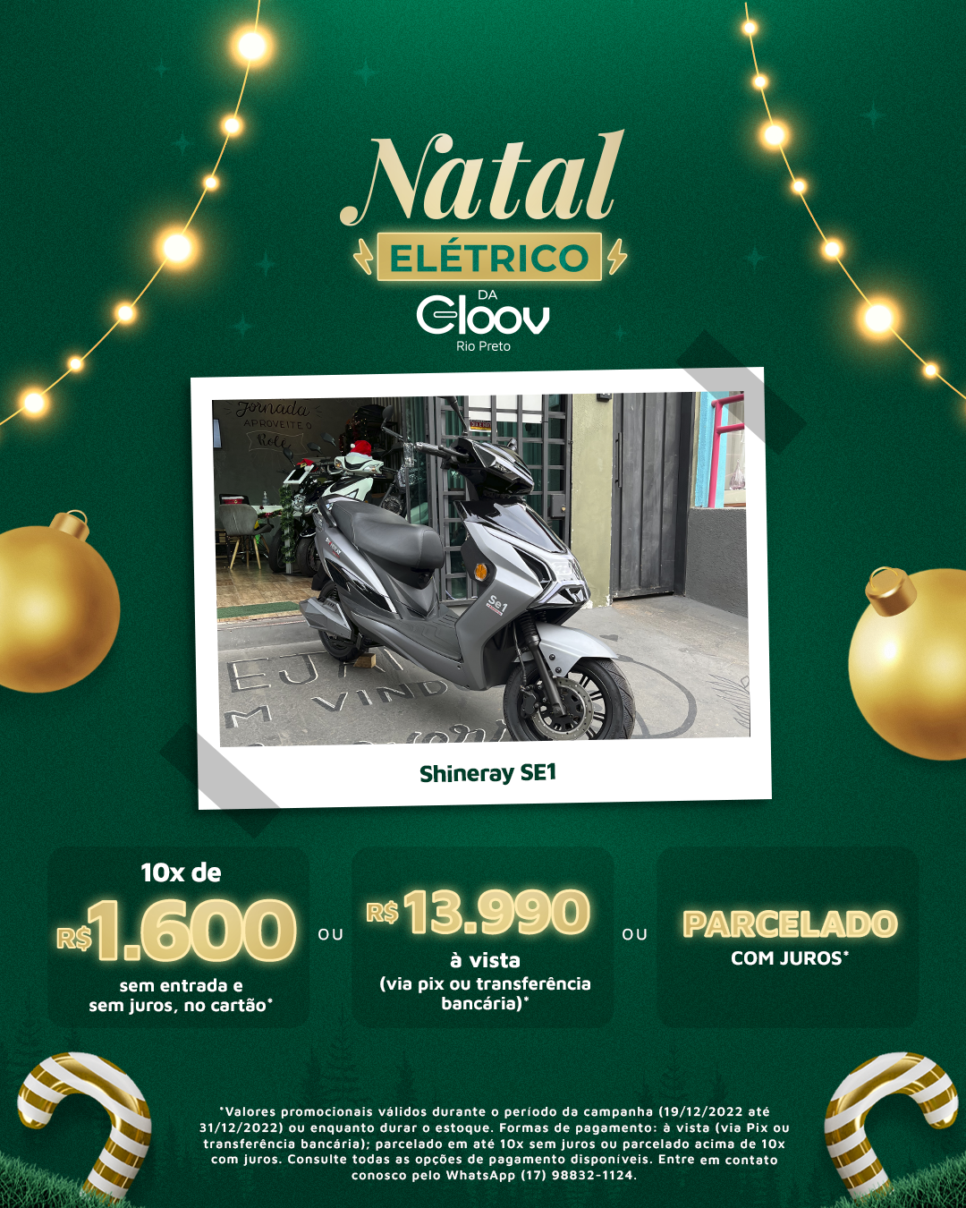Foto Confira as promoções do Natal Elétrico, da Gloov Rio Preto - Imagem 0